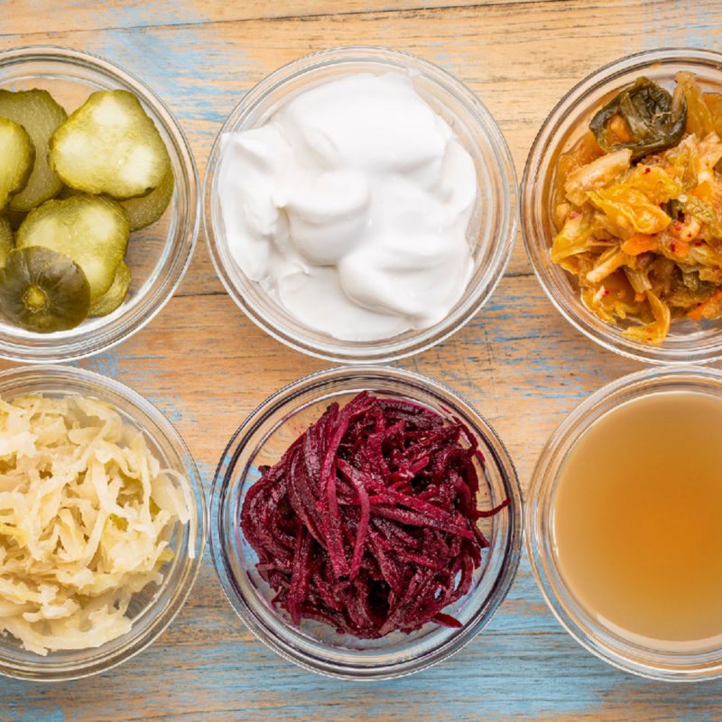 Sauerkraut und fermentierte Produkte